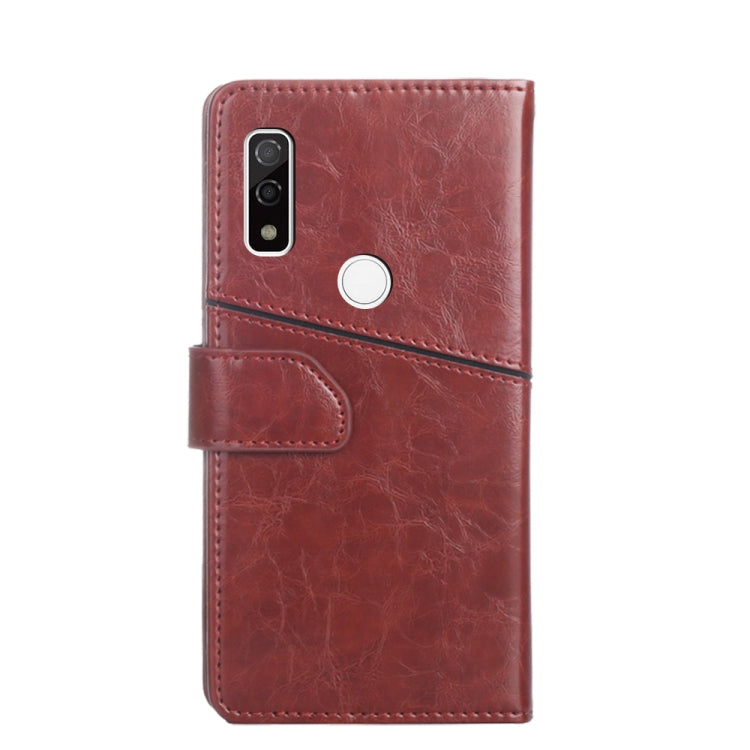 For Fujitsu Arrows WE F-51B Geometric Stitching Horizontal Flip Leather Phone Case