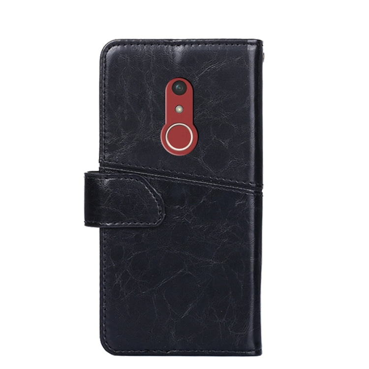 For Fujitsu Arrows Be4 Plus F-41B Geometric Stitching Horizontal Flip Leather Phone Case