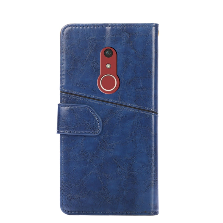 For Fujitsu Arrows Be4 Plus F-41B Geometric Stitching Horizontal Flip Leather Phone Case