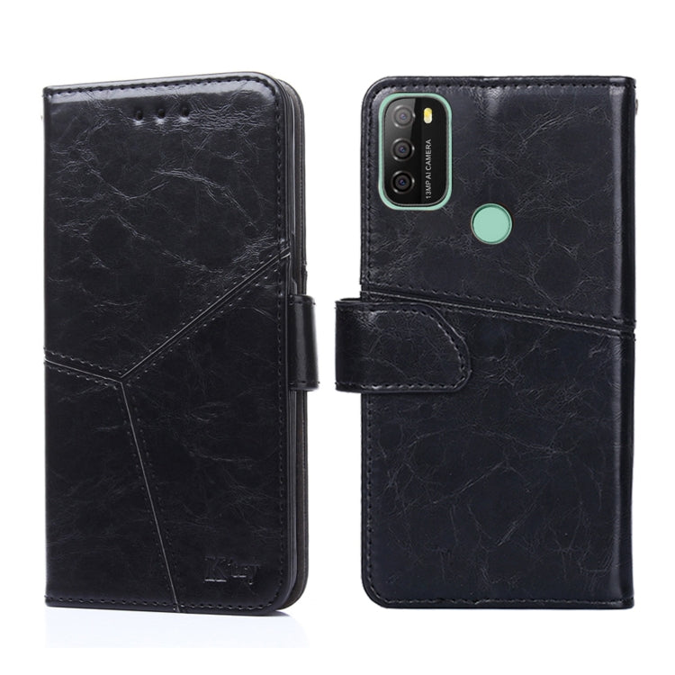 For Blackview A70 Geometric Stitching Horizontal Flip Leather Phone Case