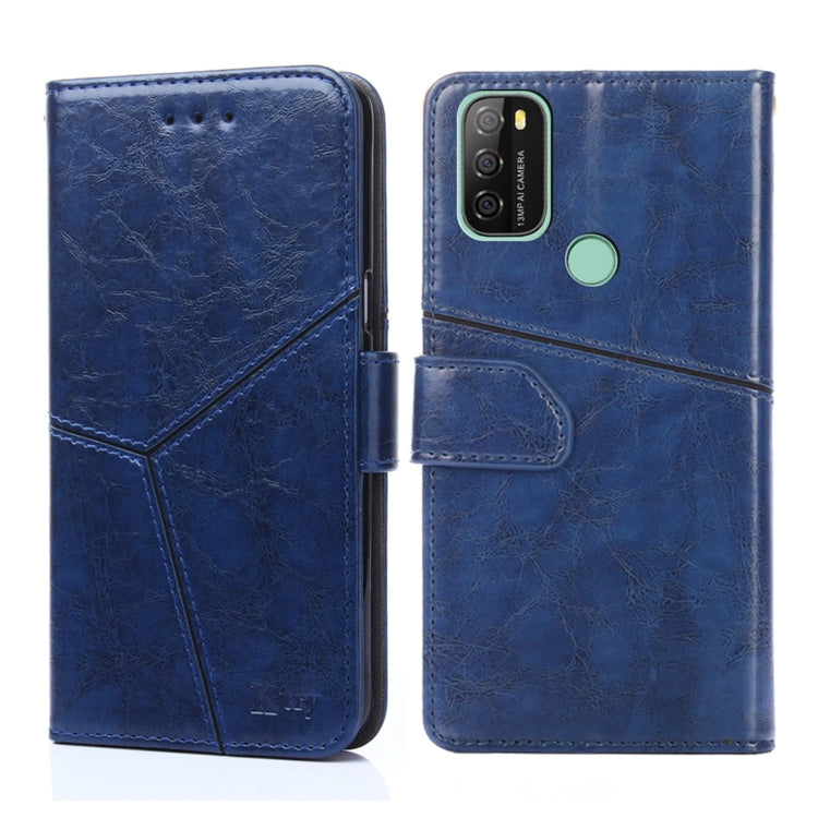 For Blackview A70 Geometric Stitching Horizontal Flip Leather Phone Case