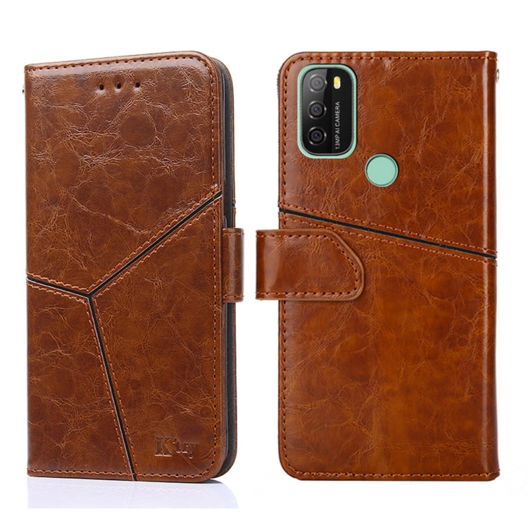 For Blackview A70 Geometric Stitching Horizontal Flip Leather Phone Case