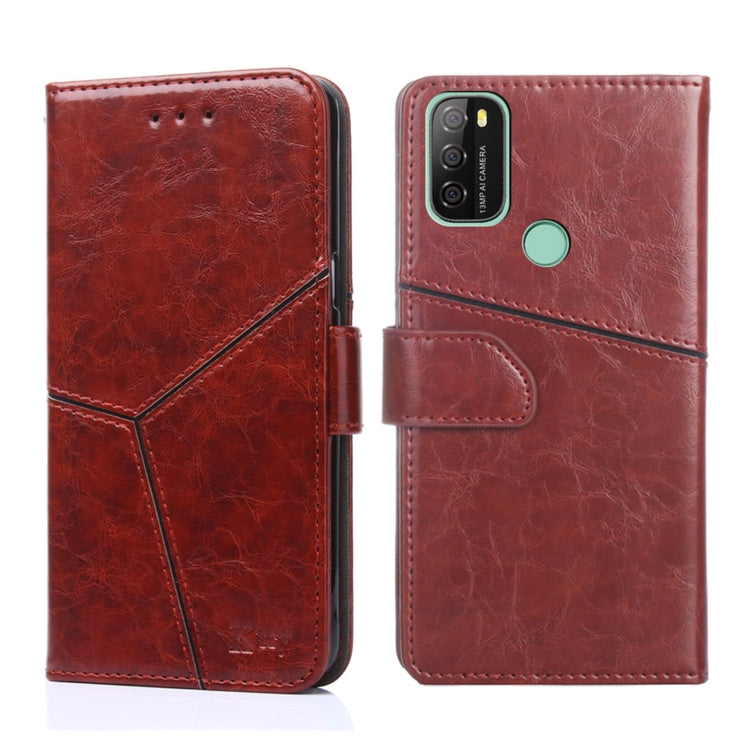 For Blackview A70 Geometric Stitching Horizontal Flip Leather Phone Case