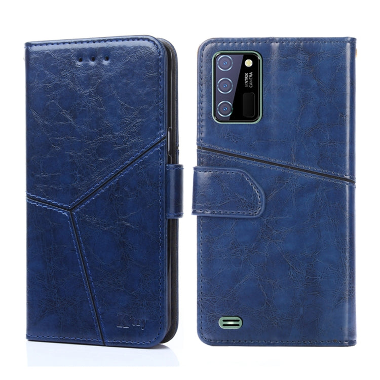 For OUKITEL C25 Geometric Stitching Horizontal Flip Leather Phone Case