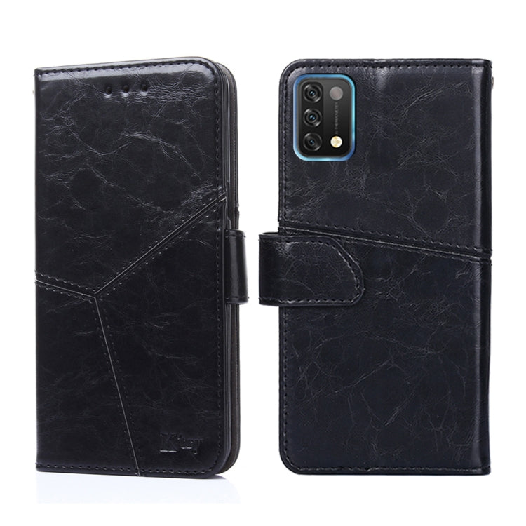 For UMIDIGI A11 Geometric Stitching Horizontal Flip Leather Phone Case