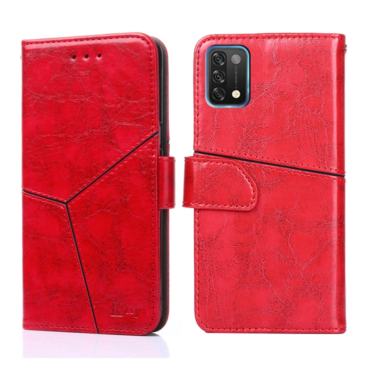 For UMIDIGI A11 Geometric Stitching Horizontal Flip Leather Phone Case
