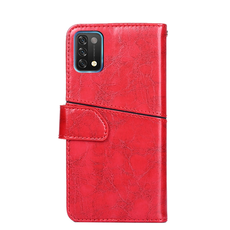 For UMIDIGI A11 Geometric Stitching Horizontal Flip Leather Phone Case