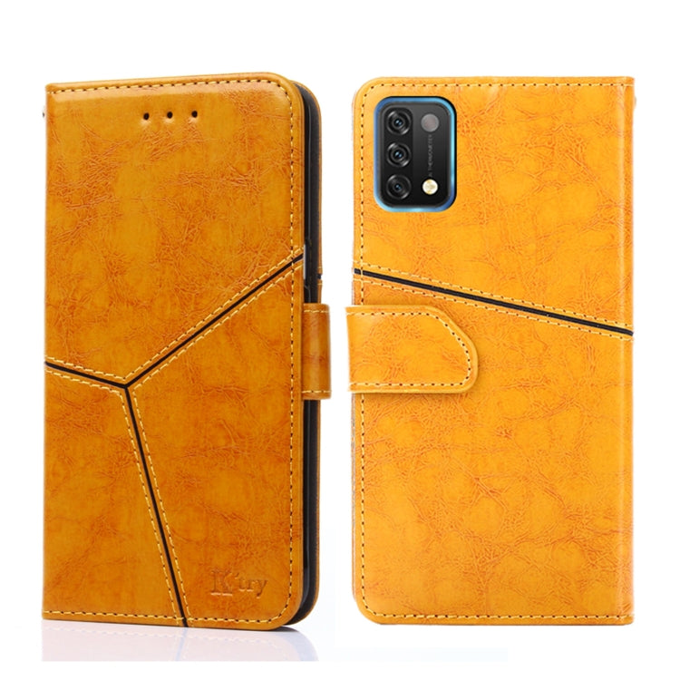 For UMIDIGI A11 Geometric Stitching Horizontal Flip Leather Phone Case