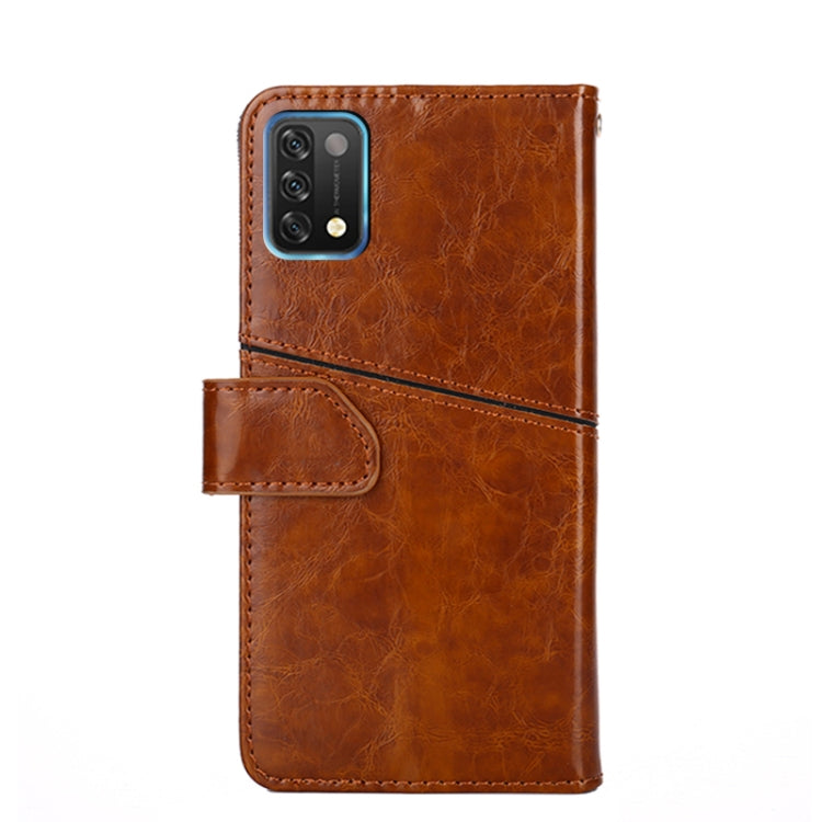 For UMIDIGI A11 Geometric Stitching Horizontal Flip Leather Phone Case