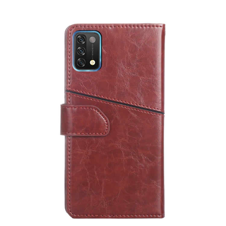 For UMIDIGI A11 Geometric Stitching Horizontal Flip Leather Phone Case