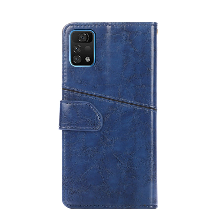 For UMIDIGI A11 Pro Max Geometric Stitching Horizontal Flip Leather Phone Case