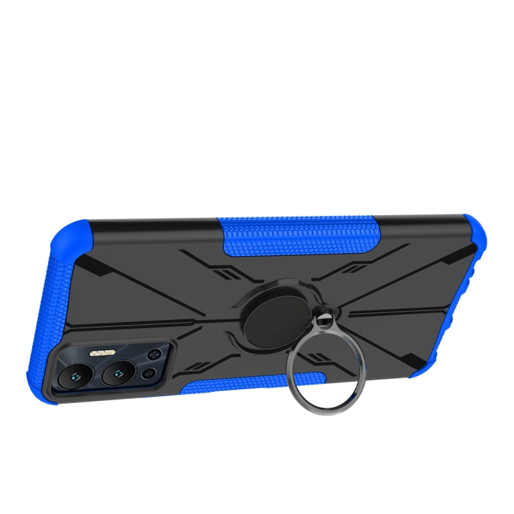 For Infinix Hot 12 Armor Bear Shockproof PC + TPU Phone Case