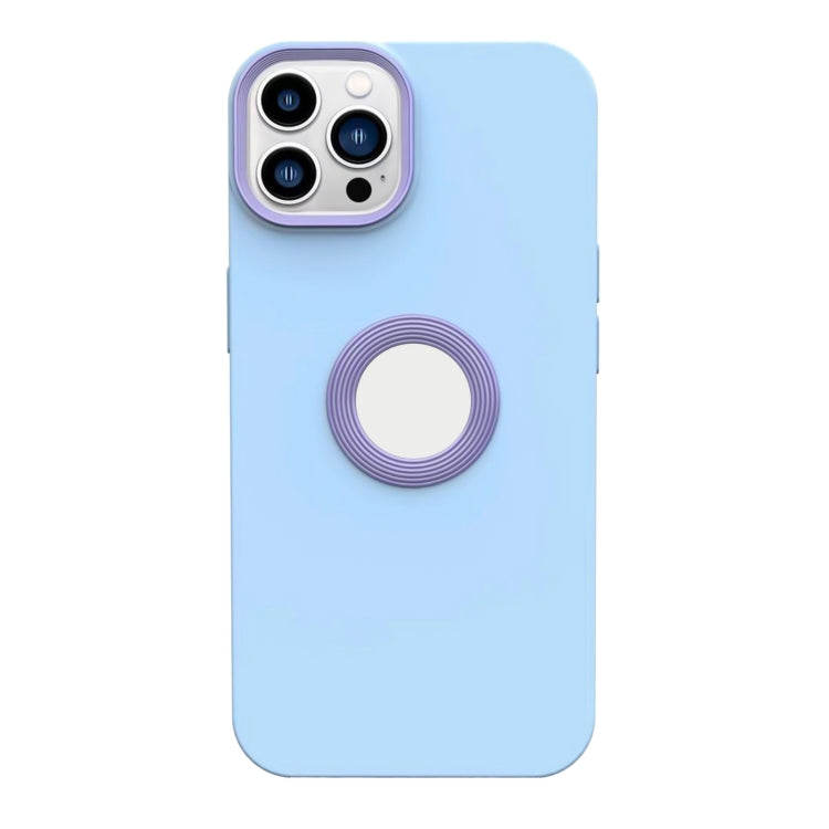For iPhone 13 Contrast Color 3 in 1 TPU Phone Case