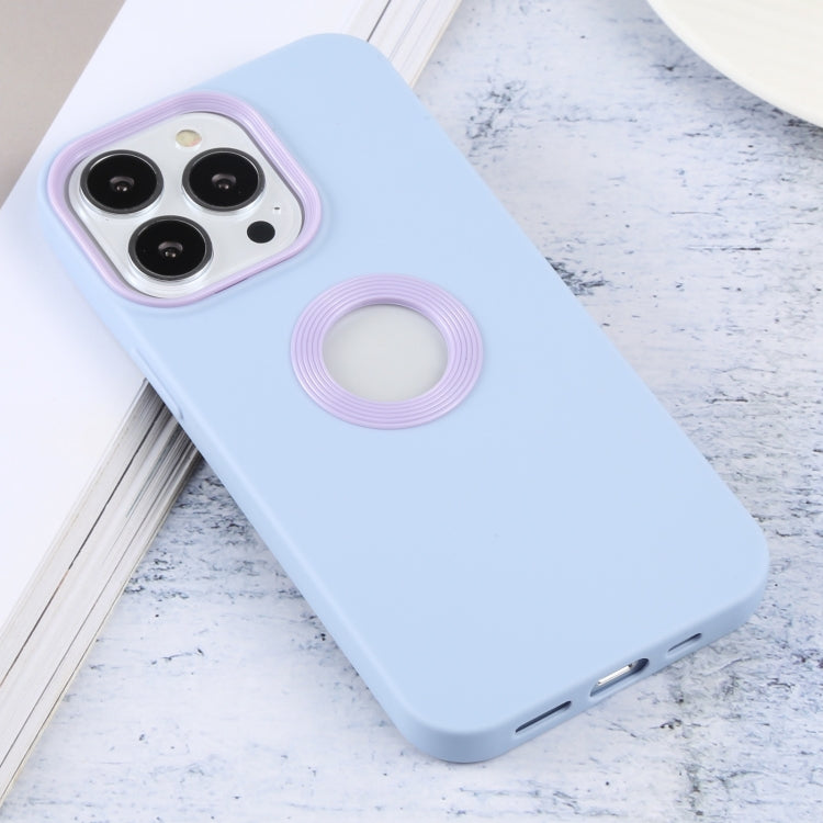 For iPhone 13 Contrast Color 3 in 1 TPU Phone Case