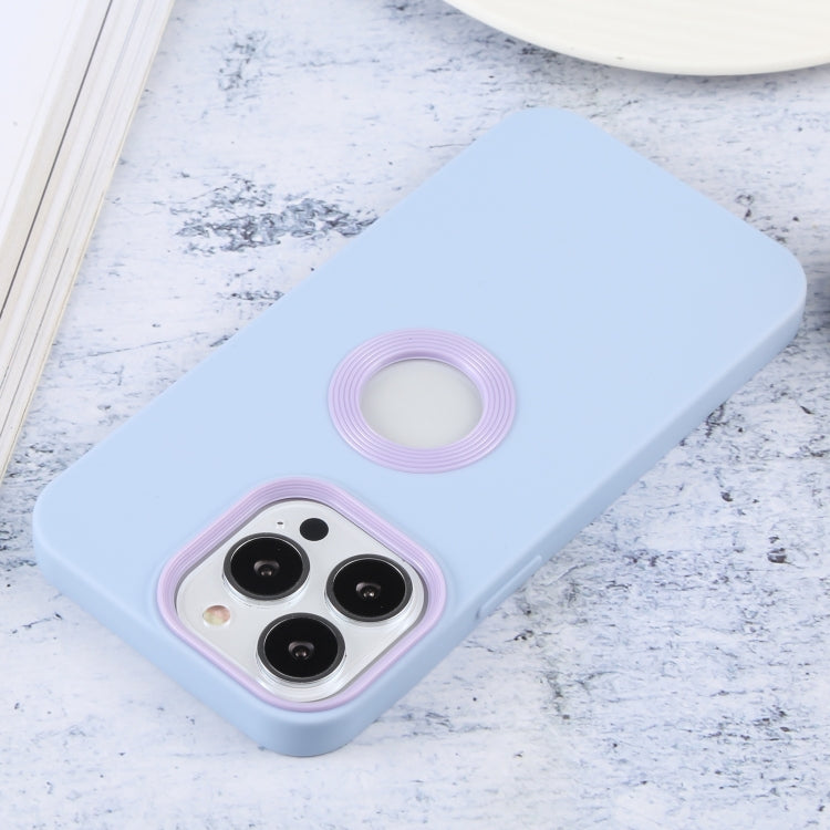 For iPhone 13 Contrast Color 3 in 1 TPU Phone Case