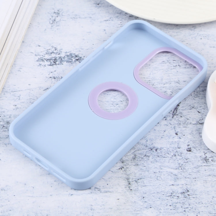 For iPhone 13 Contrast Color 3 in 1 TPU Phone Case