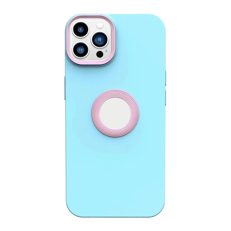For iPhone 13 Contrast Color 3 in 1 TPU Phone Case