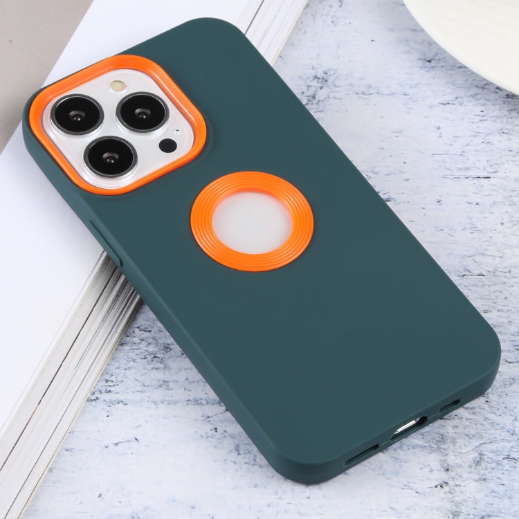 For iPhone 13 Contrast Color 3 in 1 TPU Phone Case