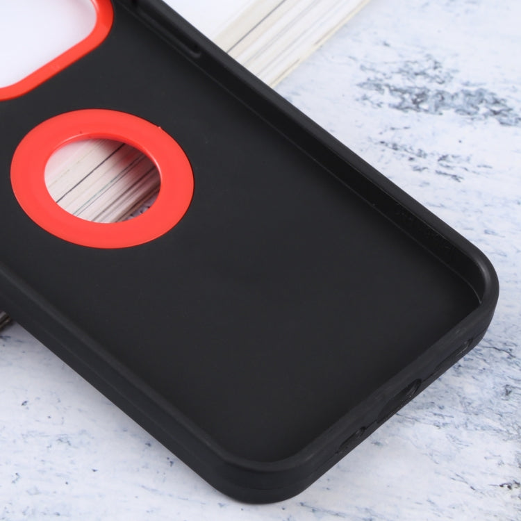 For iPhone 13 Contrast Color 3 in 1 TPU Phone Case