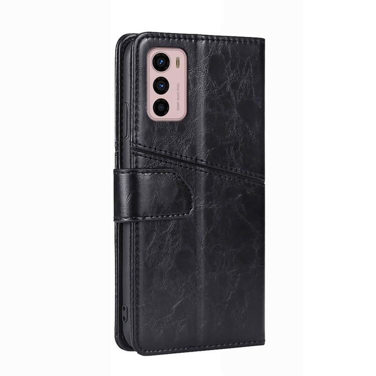 For Motorola Moto G42 4G Geometric Stitching Horizontal Flip Leather Phone Case