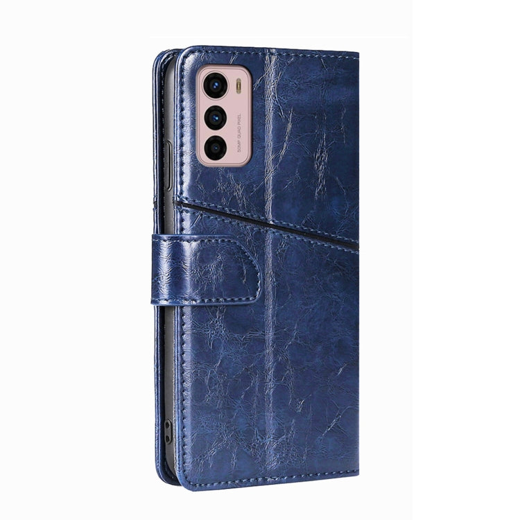 For Motorola Moto G42 4G Geometric Stitching Horizontal Flip Leather Phone Case