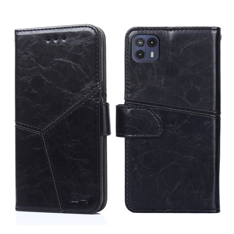 For Motorola Moto G50 5G Geometric Stitching Horizontal Flip Leather Phone Case