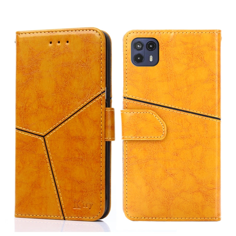 For Motorola Moto G50 5G Geometric Stitching Horizontal Flip Leather Phone Case