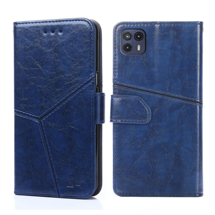 For Motorola Moto G50 5G Geometric Stitching Horizontal Flip Leather Phone Case