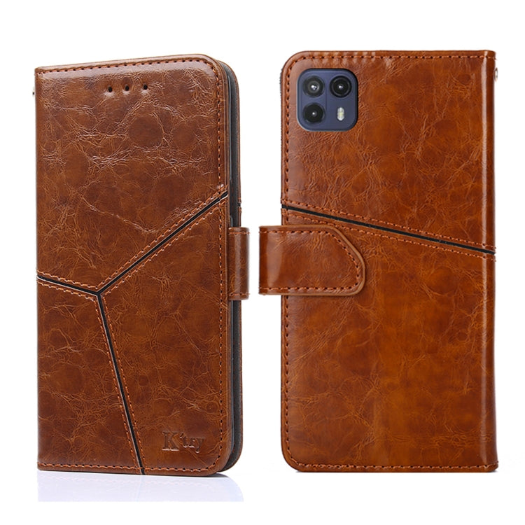 For Motorola Moto G50 5G Geometric Stitching Horizontal Flip Leather Phone Case