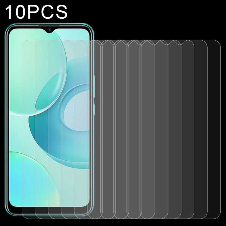 10 PCS 0.26mm 9H 2.5D Tempered Glass Film For Wiko T10