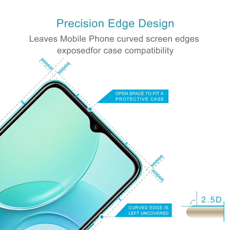10 PCS 0.26mm 9H 2.5D Tempered Glass Film For Wiko T10