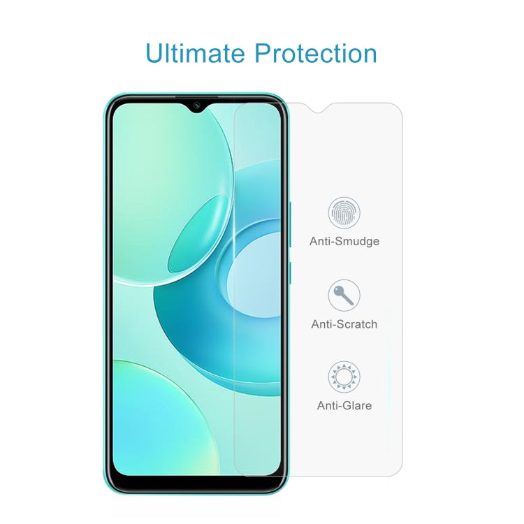 10 PCS 0.26mm 9H 2.5D Tempered Glass Film For Wiko T10