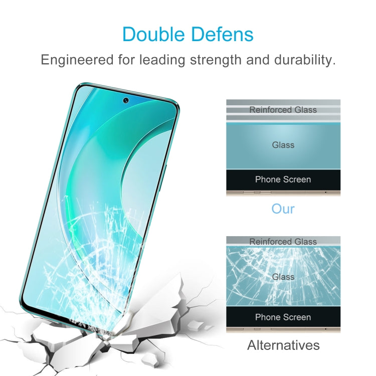 50 PCS 0.26mm 9H 2.5D Tempered Glass Film For Wiko T50