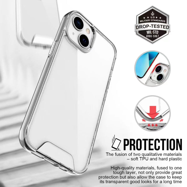 For iPhone 14 Transparent Acrylic TPU Phone Case (Transparent)