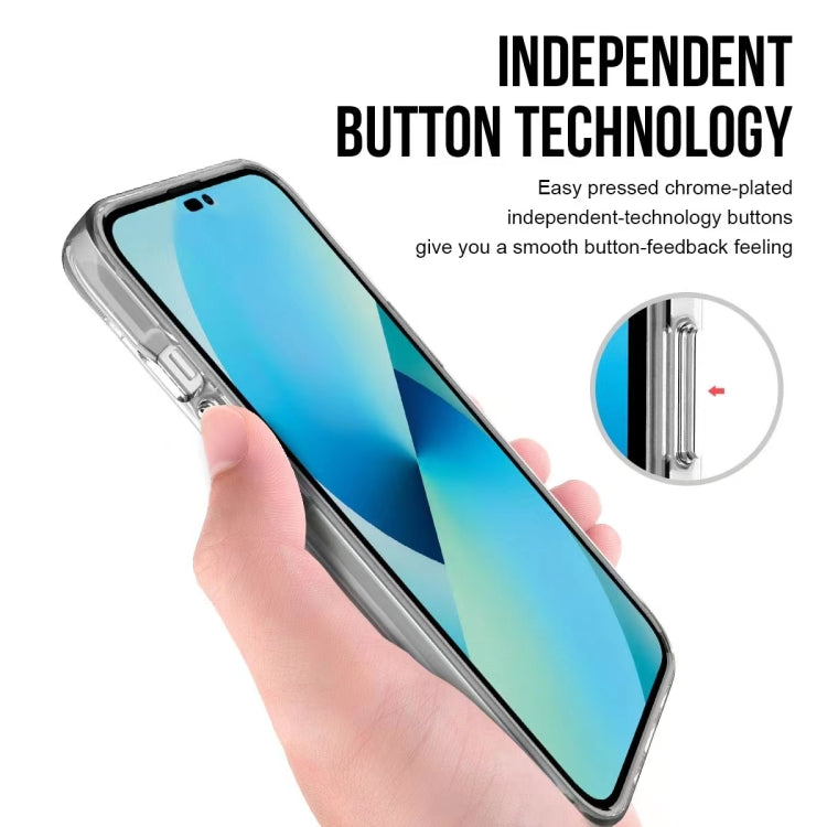 For iPhone 14 Transparent Acrylic TPU Phone Case (Transparent)