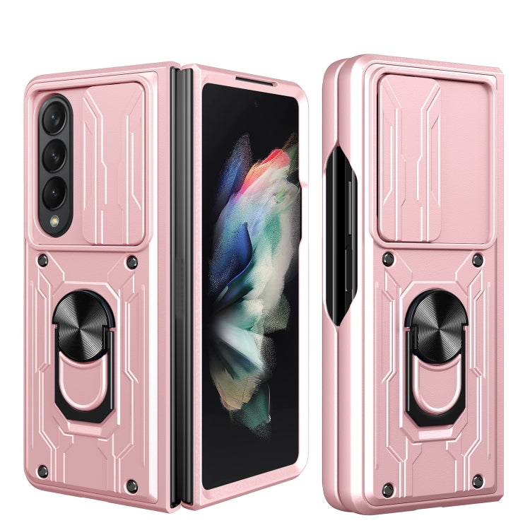 For Samsung Galaxy Z Fold4 Sliding Camshield Card Phone Case