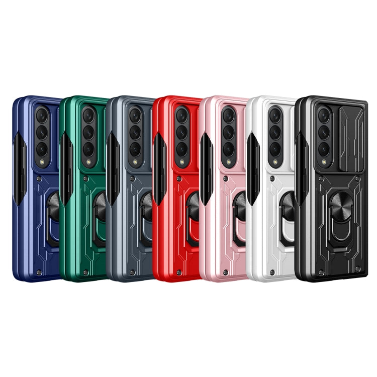 For Samsung Galaxy Z Fold4 Sliding Camshield Card Phone Case