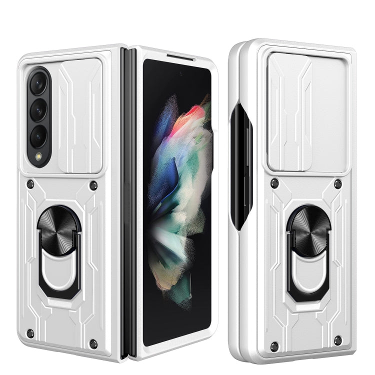 For Samsung Galaxy Z Fold4 Sliding Camshield Card Phone Case