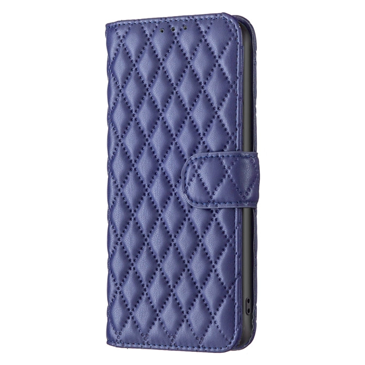 For iPhone 12 / 12 Pro Diamond Lattice Wallet Leather Flip Phone Case