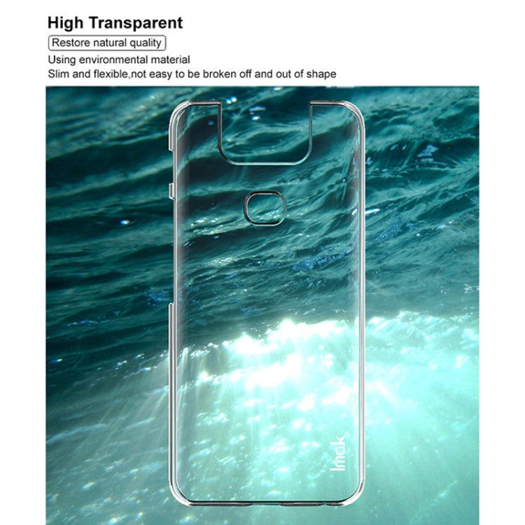 For Asus Zenfone 6 ZS630KL IMAK Wing II Pro Series Wear-resisting Crystal Protective Case(Transparent)