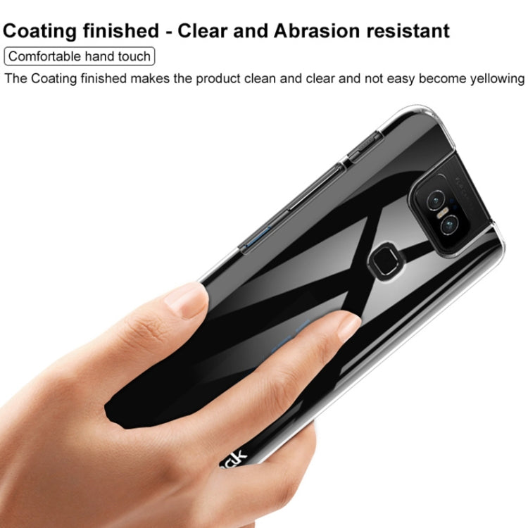 For Asus Zenfone 6 ZS630KL IMAK Wing II Pro Series Wear-resisting Crystal Protective Case(Transparent)