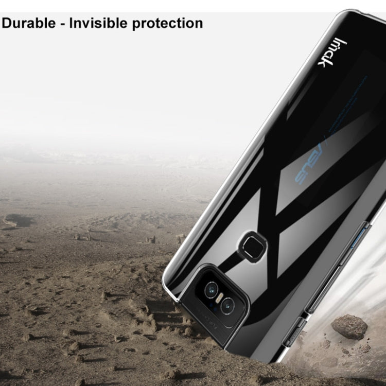 For Asus Zenfone 6 ZS630KL IMAK Wing II Pro Series Wear-resisting Crystal Protective Case(Transparent)
