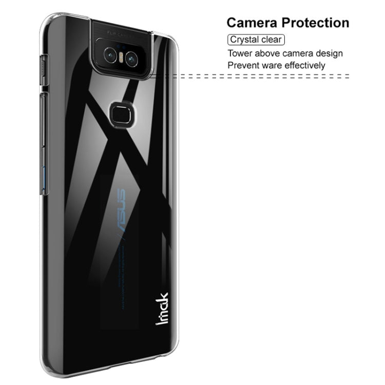 For Asus Zenfone 6 ZS630KL IMAK Wing II Pro Series Wear-resisting Crystal Protective Case(Transparent)