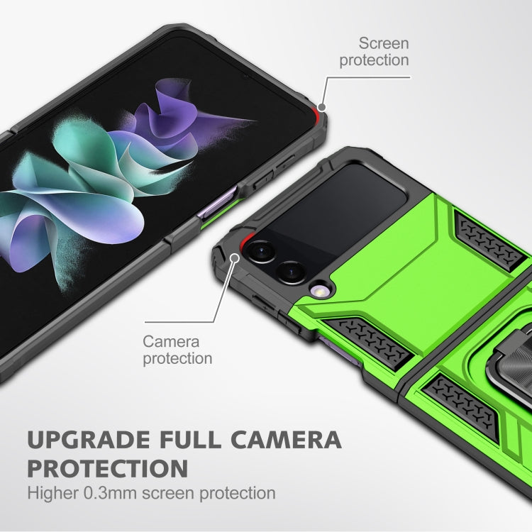 For Samsung Galaxy Z Flip4 5G Magnetic Armor Shockproof Folding Phone Case
