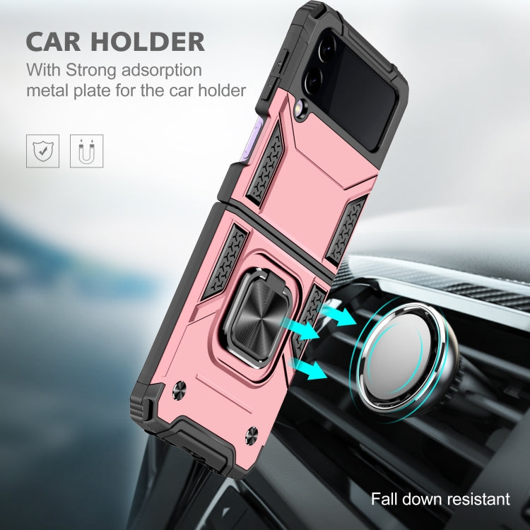 For Samsung Galaxy Z Flip4 5G Magnetic Armor Shockproof Folding Phone Case