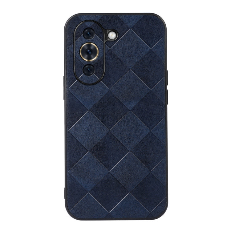 For Huawei nova 10 Weave Plaid PU Phone Case