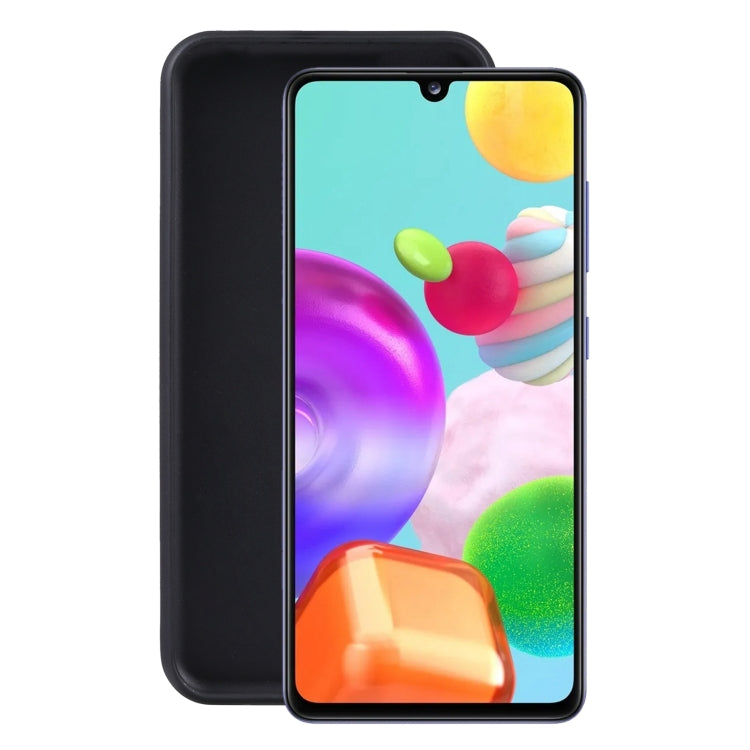 For Samsung Galaxy A41 EU Version TPU Phone Case(Black)