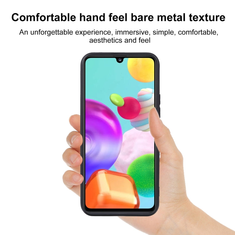 For Samsung Galaxy A41 EU Version TPU Phone Case(Black)
