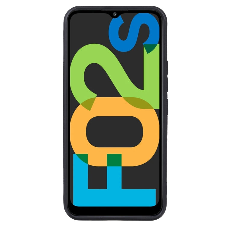 For Samsung Galaxy F02s US Version TPU Phone Case(Black)