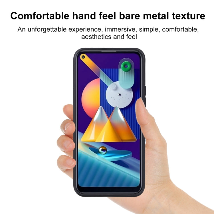 For Samsung Galaxy M11 TPU Phone Case(Black)